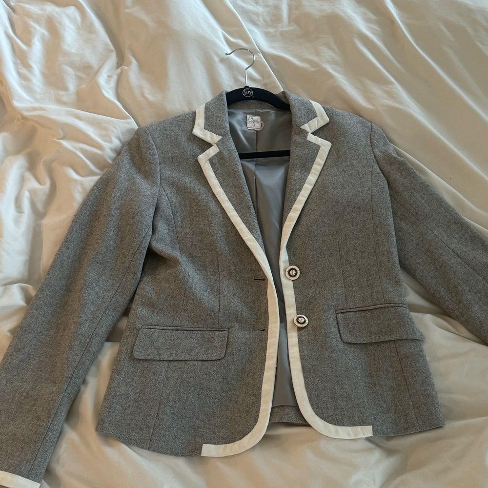 Aqua Chic Grey Blazer